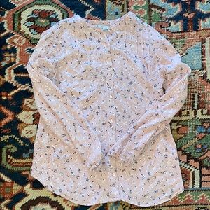 Zara Girls pink print blouse